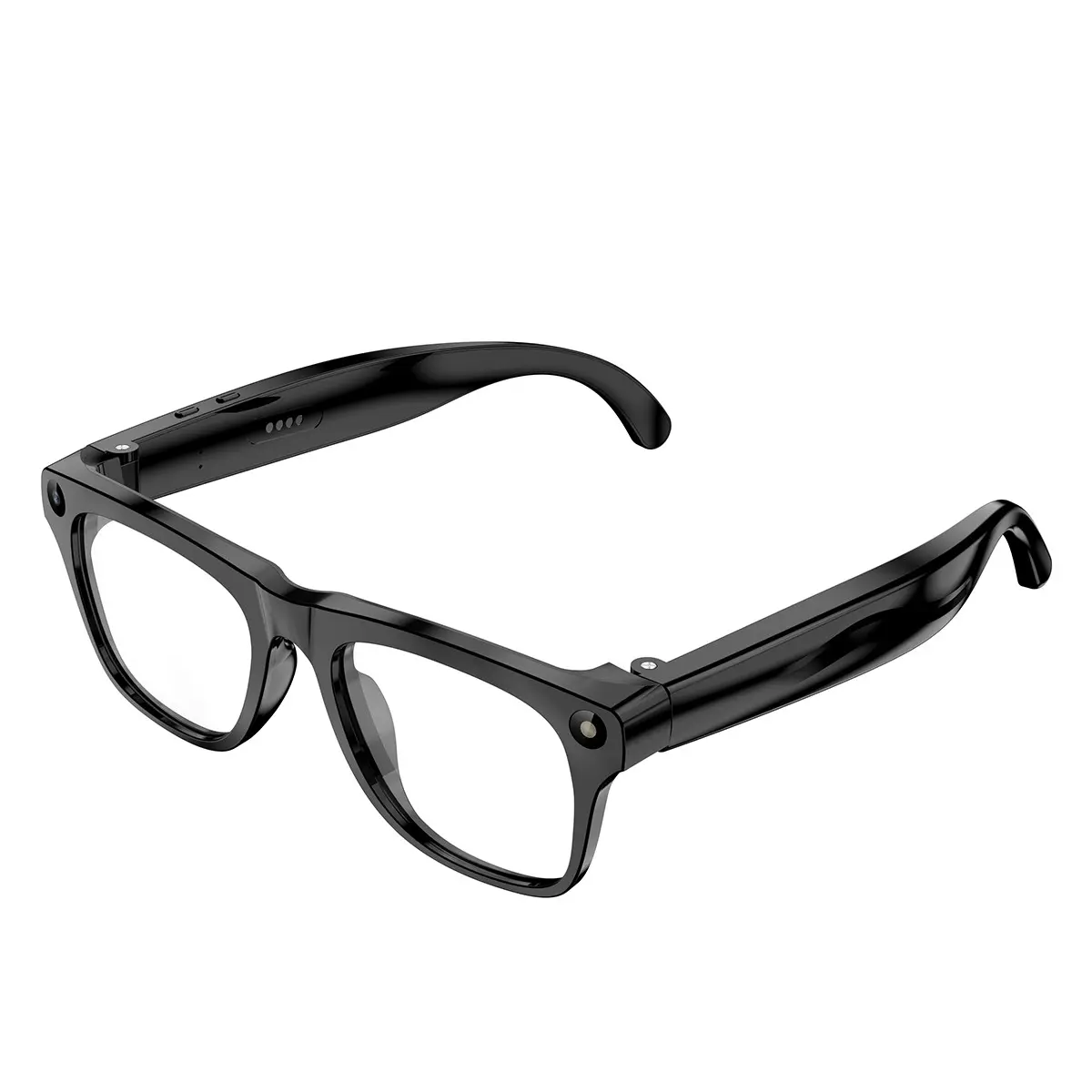 AI Smart Glasses with 8MP HD Camera, Voice Control, Real-Time Translation, WiFi, Bluetooth-compatible, Wireless, Music Playback, Replaceable Lenses, AI Camera Glasses, Wearable Tech Glasses