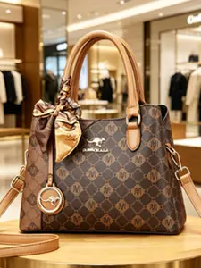 Vintage Floral Handbag for Women, New Style Tote Bag, Large Capacity, Shoulder Crossbody Bag, Elegant Gift for Middle-Aged Moms