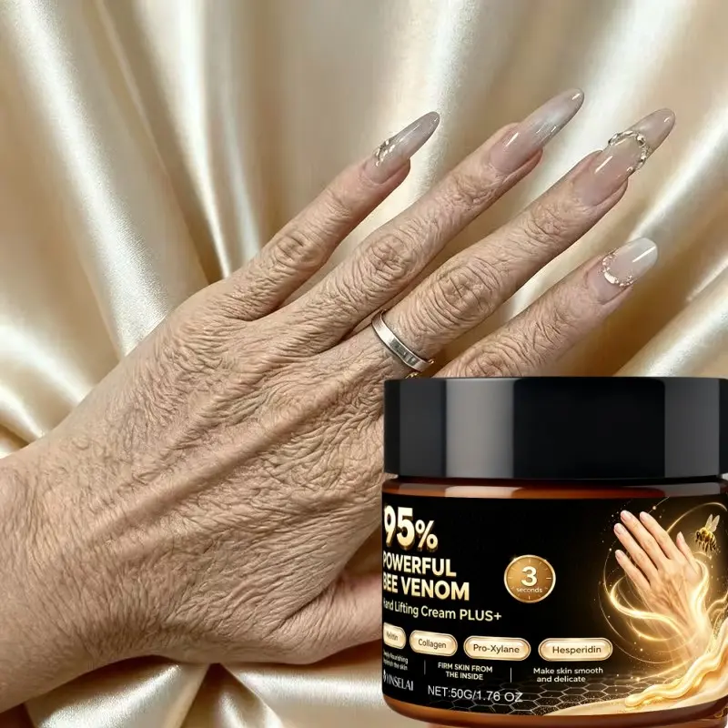 Bee Venom Hand Firming Cream, 3-Second Lift with Collagen & Pro-Xylane, Hand Moisturizer for Smooth Skin, 50g, Moisturizing Hand Cream