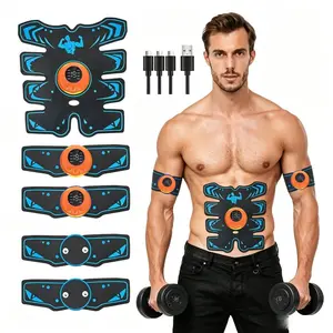 Abs Stimulator Abdominal Machine, Smart Gym System Ab Trainer, Core Trainer Multi-Part Massage, Home Office Exercise Equipment, Stim Tool