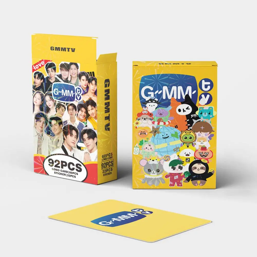 92-Pcs GMMTV Series Laser Print Paper Cards Set - OffGun, EarthMix, JoongDunk HD Photocards, Stickers, Collecting Gift for Fans (Toys & Hobbies, DIY Scrapbooking & Stamping)