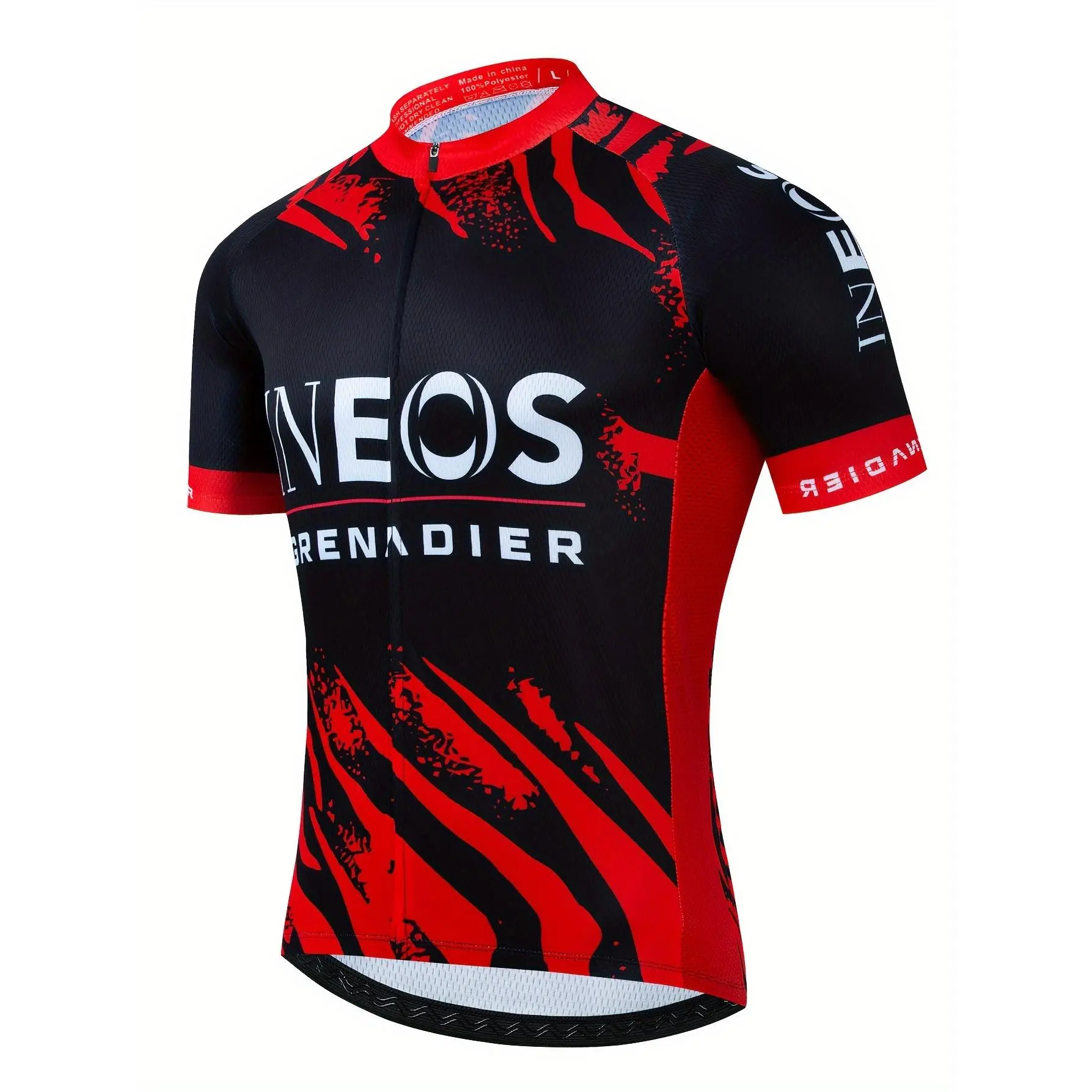 Men's Cycling Jacket, Windproof Polyester Shell, Waterproof and Breathable with Reflective Strips for Mountain Biking & Running, Outdoor Sports, Male, Short Sleeve, Hiking