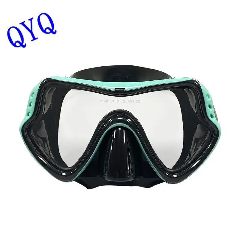 New Large Frame Silicone Dive Mask, Frog Mask Snorkel Gear, Snorkeling Gear, Adult Unisex Scuba Goggles, Comfortable Nose Guard, Ideal for Swimming & Diving