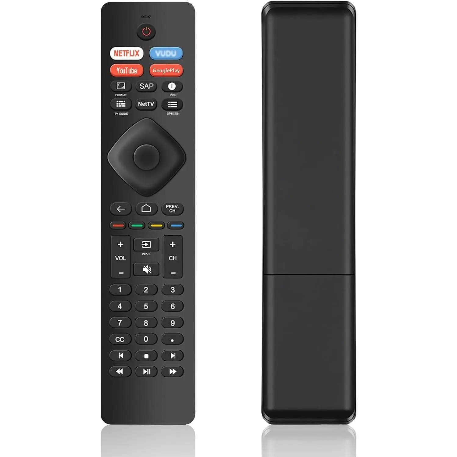 Universal Remote Replacement for Philips Smart TV All 4K Ultra LED LCD HDTV 3D UHD TVs, with Shortcut Hotkeys - No Setup Required,HDMI,Splitter,Android Smart TV Box,tall,tripod,audio,video,usb,adapter,sound,effect,desk,accessory,aux,,capture,w,carplay,car