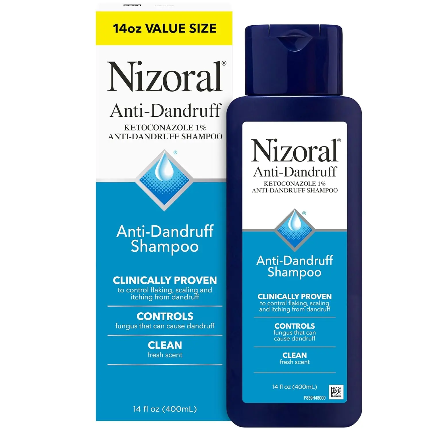 Anti-Dandruff Shampoo , 14 Fl Oz, Fresh Scent, Anti Fungal Shampoo Anti-Dandruff Shampoo , 14 Fl Oz, Fresh Scent, Anti Fungal Shampoo