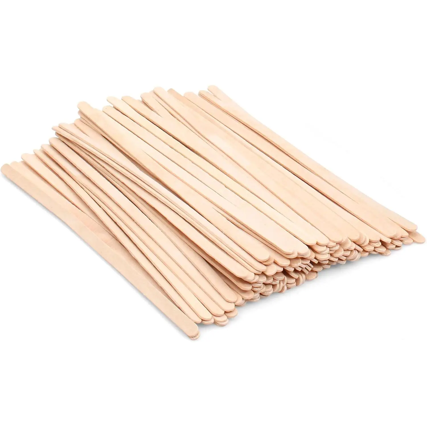 Wooden Coffee Stirrers - Coffee Stir Sticks 7.5 Inch,100pcs Disposable Birch  Coffee/Beverage Stirrers,Swizzle Drink Sticks,Coffee Bar Accessories