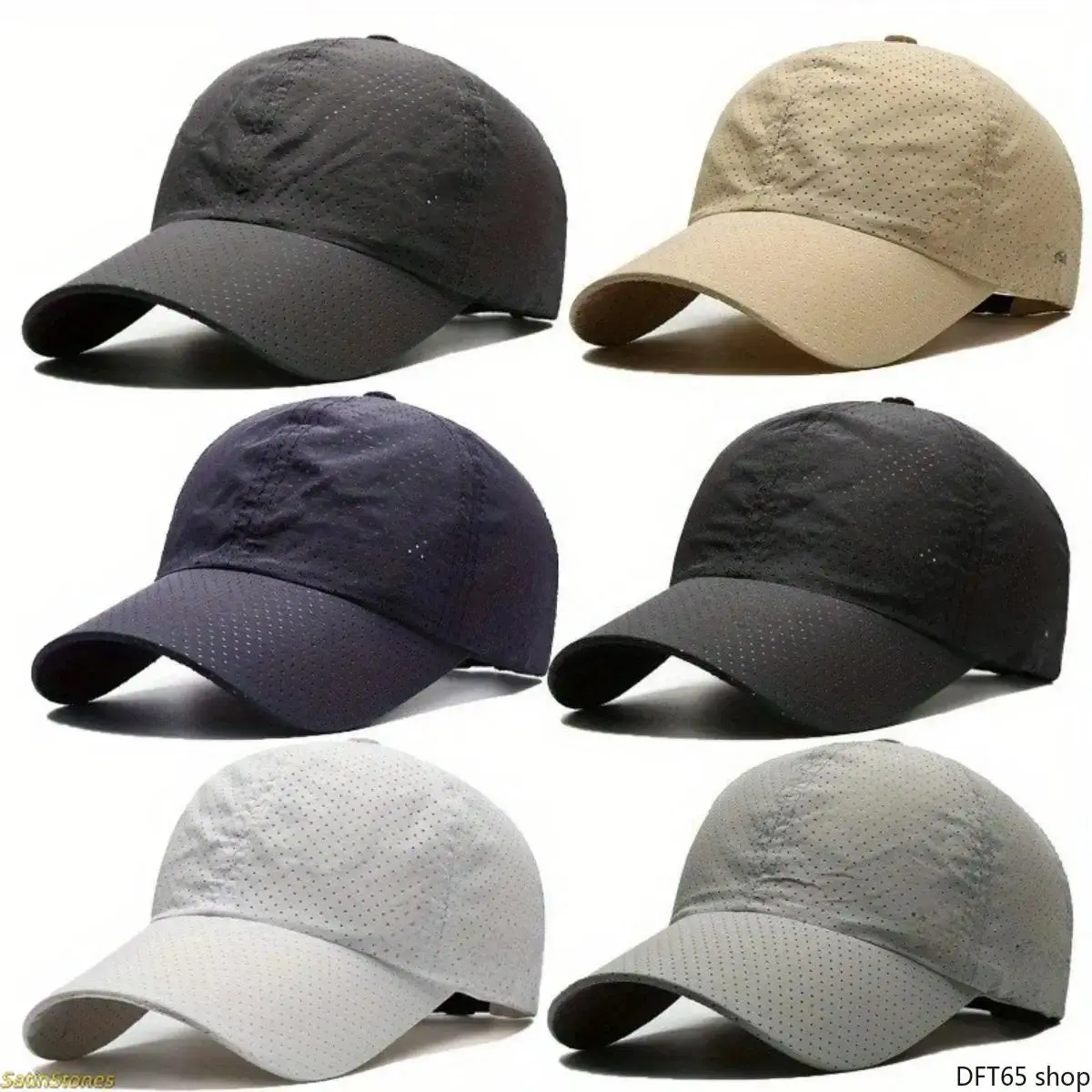 6-Pack Unisex Duckbill Baseball Caps, Lightweight Quick-Dry Breathable Sun Protection Headwear, Suitable For Running, Golf, Outdoor Sports