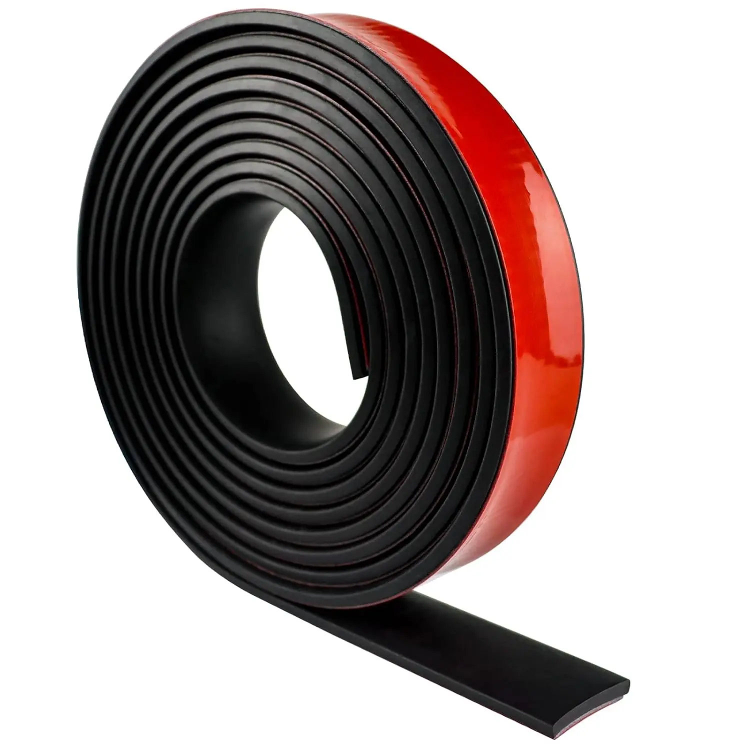 Neoprene Rubber Strips with Adhesive Backing Rubber Sheets | Neoprene Rubber Gasket Material for DIY Gaskets Crafts Pads Seals Warehouse Flooring, 1" Wide x 1/16" Thick x 20' LongGift