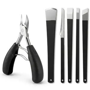 6-Piece Nail Repair Kit, Foot Care Tools, Ingrown Nail Clipper, Dead Skin Remover, Callus Groomer, Essential Pedicure Set