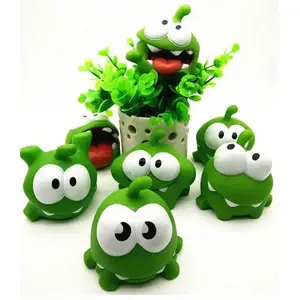 new arrival Kids Toys One Pice 7.5*7.5*6.5cm Genuine Om Nom action Toy With Squeeze-Sounding In Stock