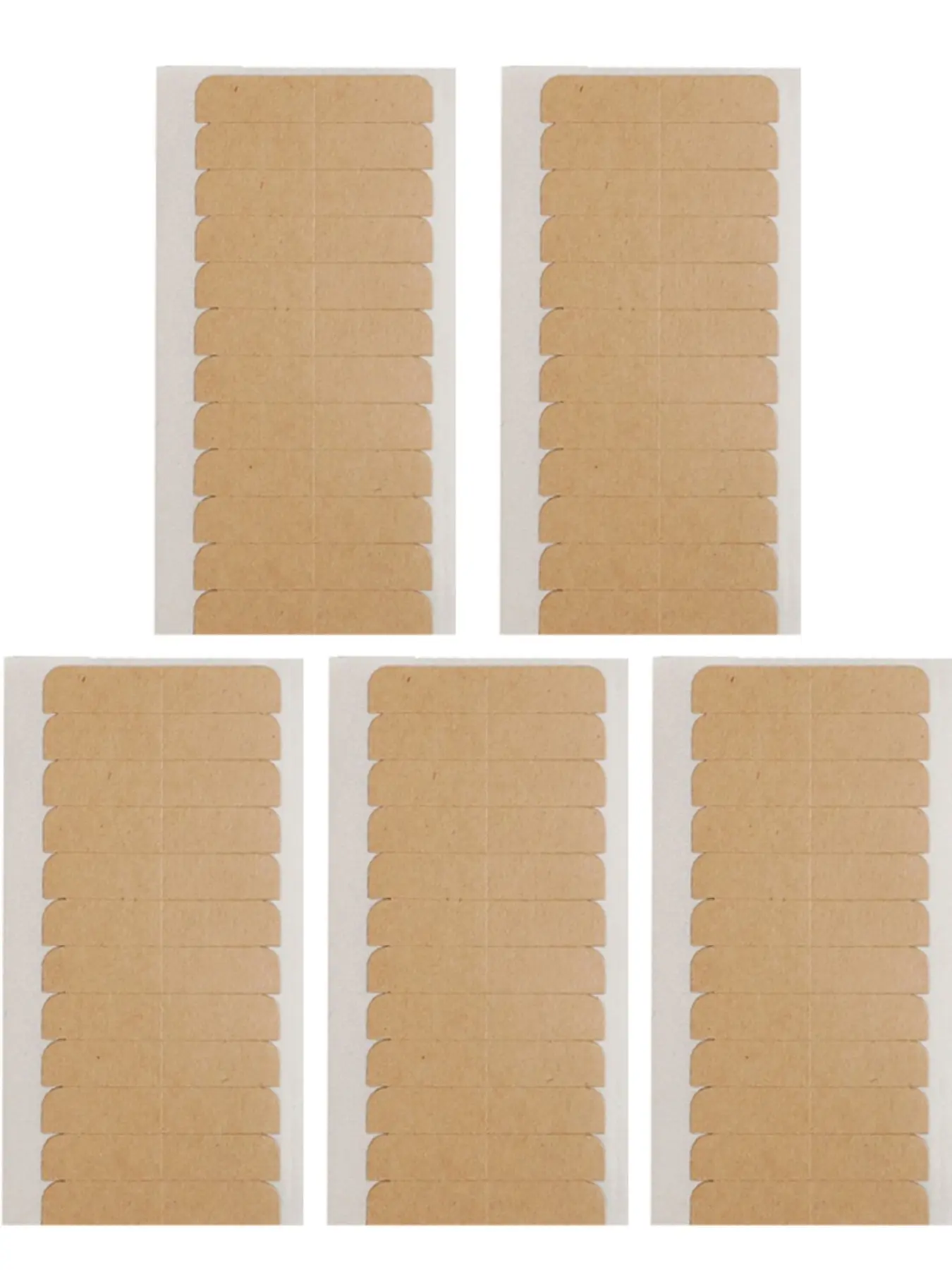 5-Pack Film Hair System Tape, Invisible Hair Glue, Double-Sided Tape for Lace Front Wigs, Secure and Comfortable Fit