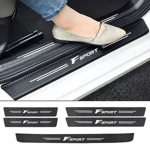 Carbon Fiber Car Sticker Protection Strip, Anti-Scratch Waterproof Bumper Guard for Lexus Models, Durable Car Accessories