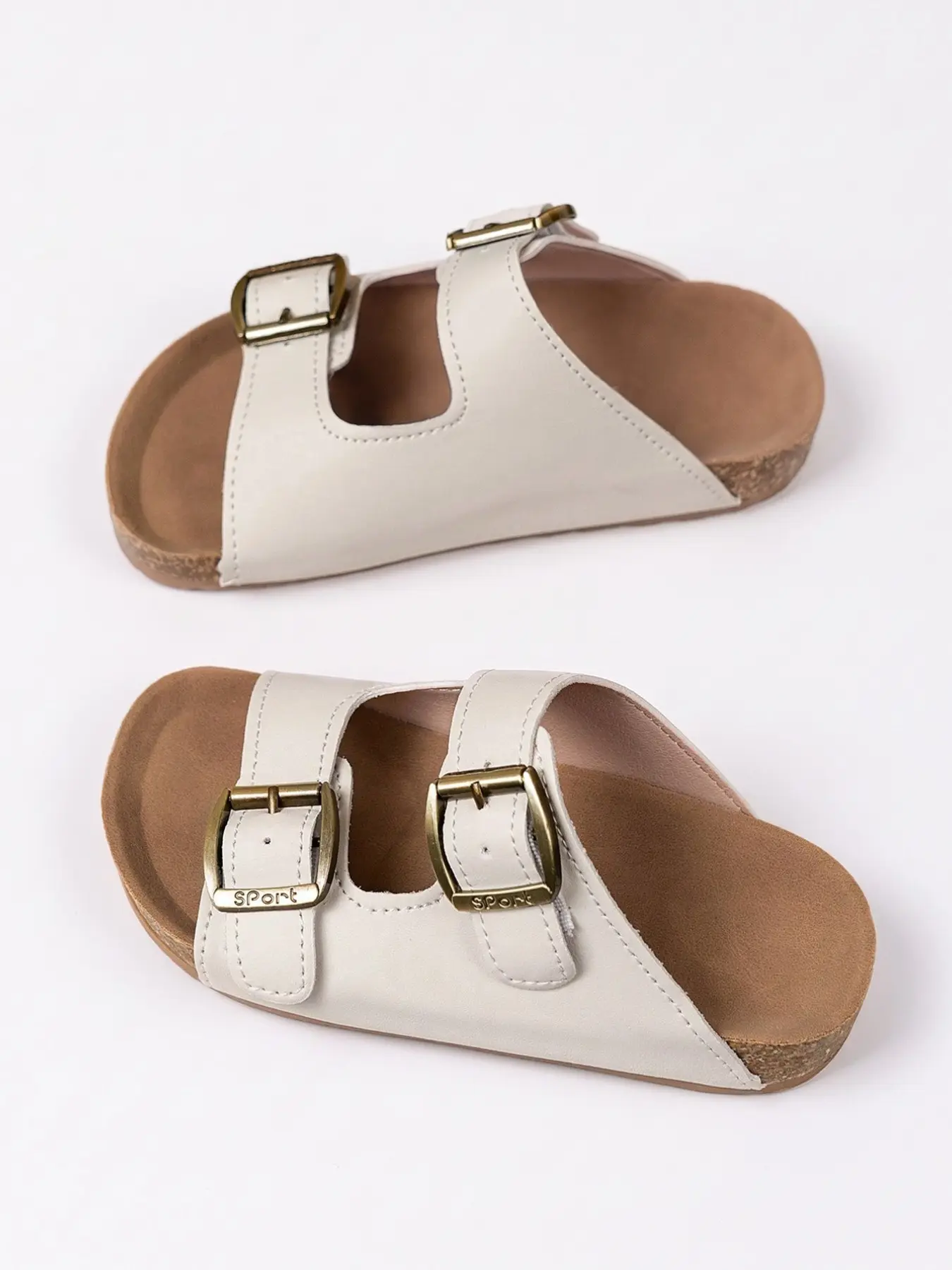 Fashion Bokken Slip On Sandals, Summer Comfortable Cork Sole, Multicolor Bohemian Style, Perfect for Casual Vacations and Parties
