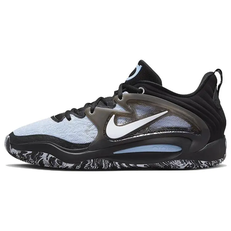 Nike KD 15 Basketball Shoes for Men – Brooklyn Nets Black and Blue, Low-Top, Cushioned, Non-Slip, Durable Verifiable, with credentials and supporting global authentication