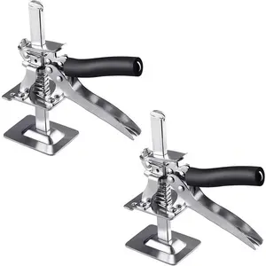 Two-Piece Heavy-Duty Tile Lifter, Adjustable Suction Cups, Enhanced Handle, Manual Jack Set for Floor and Wall Applications
