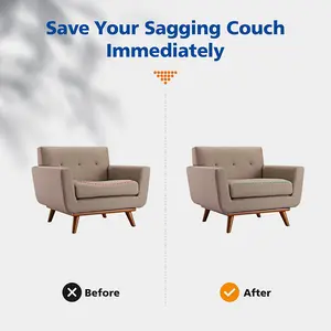 High-density foam cushion insert for sagging seats, curved seats, furniture repair, and sofa cushion insertion