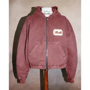Fashion Trend New Solid Color Letter Patch Hooded Zipper Sweater Men Y2K Hip Hop Vintage Harajuku Joker Couple Sports Hoodie Can be used with raincoat