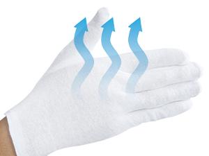 100% pure cotton gloves, 6 pairs of white cotton gloves - specially designed to moisturize dry hands and relieve eczema; It is suitable for applying lotion at night, sleeping and spa care; Unisex, breathable and comfortable, can also be used as an inner l