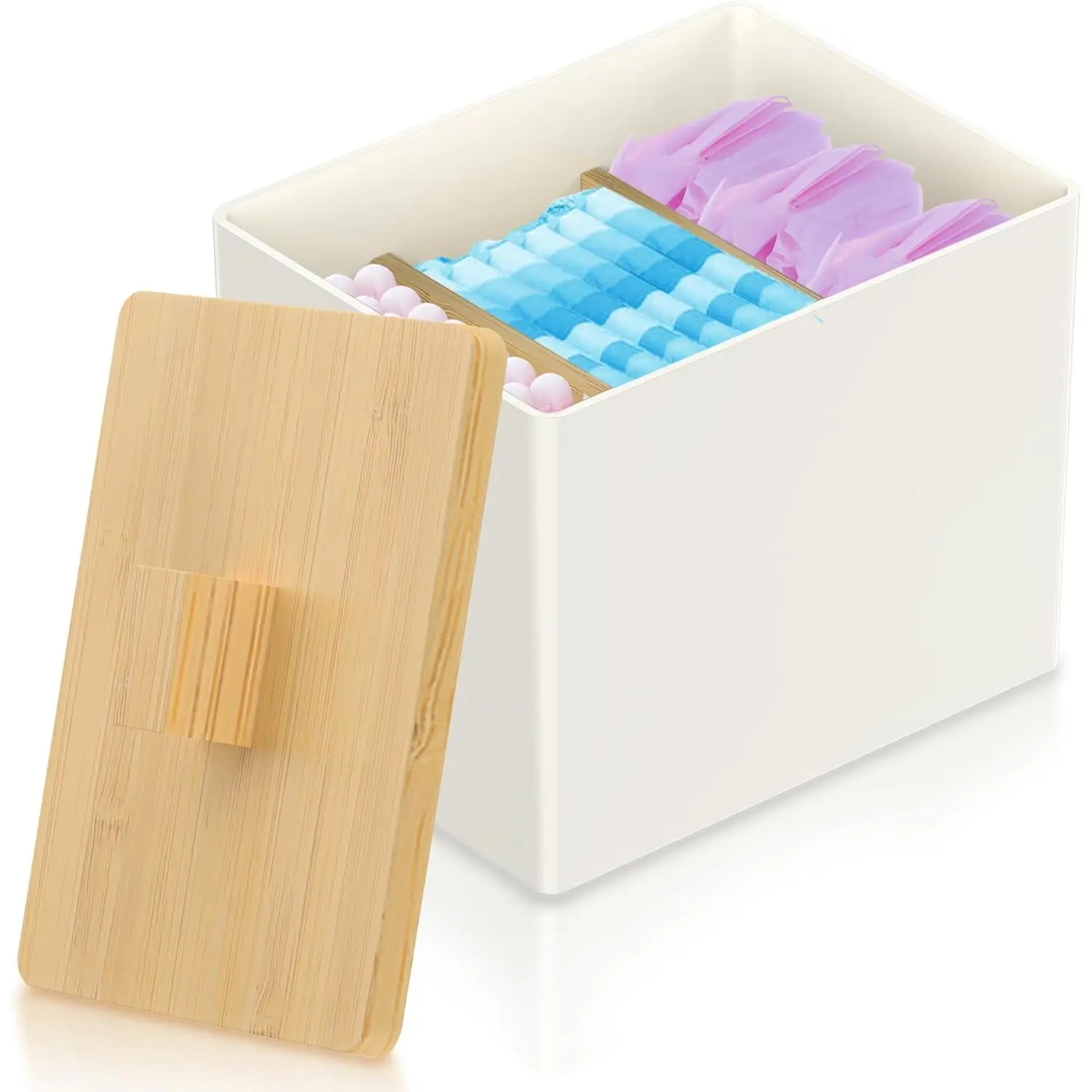 Period Organizer Kit | Tampon & Pad Organizer Storage Box | Feminine Hygiene Organizer for Bathroom, Dorm, Office & School | Tampon Holder