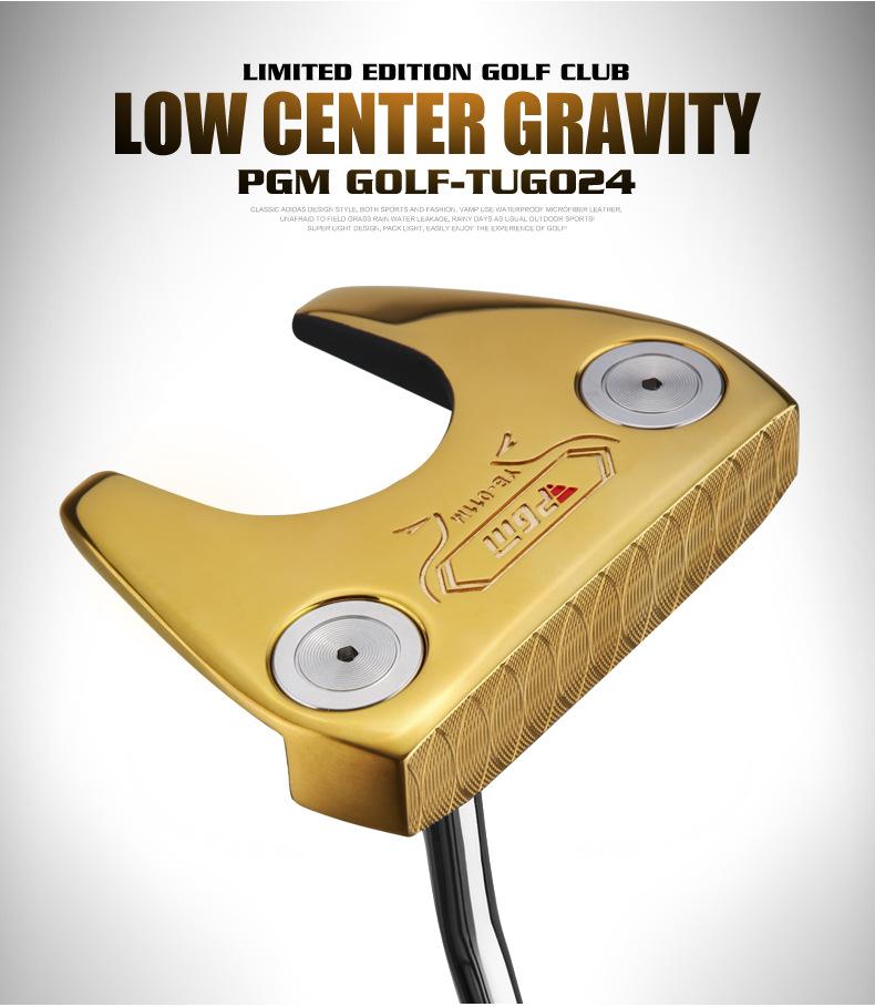 Golf Putter - Men's & Women's - Stainless Steel Stepless Shaft, Low Center of Gravity