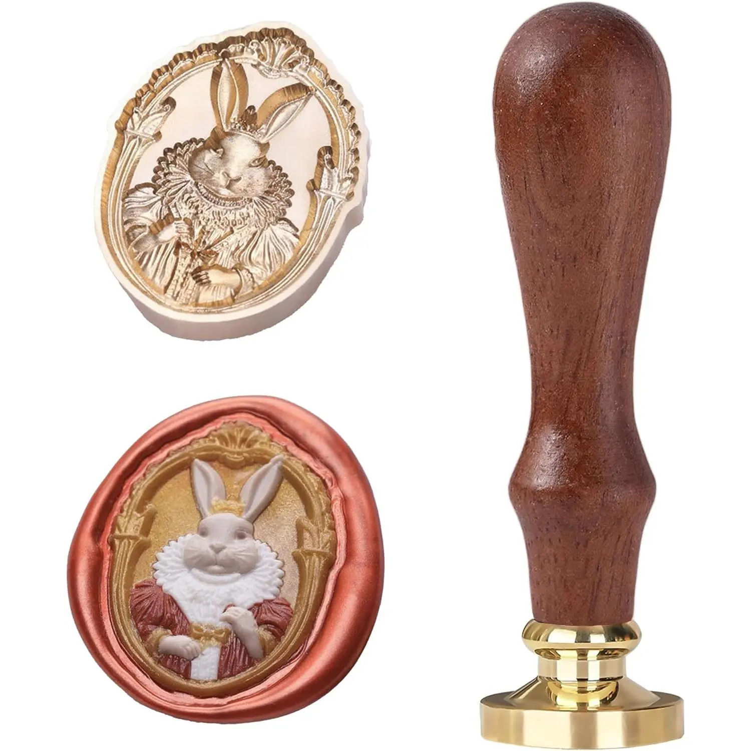 Wax Seal  –  Theme Bunny Sealing Wax , Removable Brass  for Invitations & Envelopes