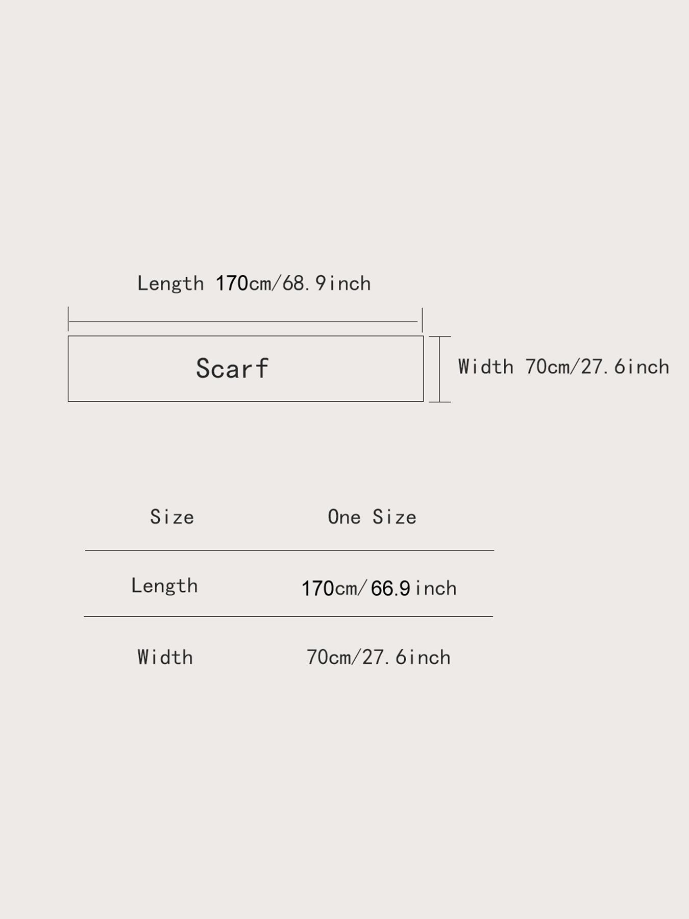 Women's Solid Color Scarf, Fashionable Soft Comfortable Shawl for Daily Wear, Casual Versatile Scarf for Women & Girls, Head Scarf