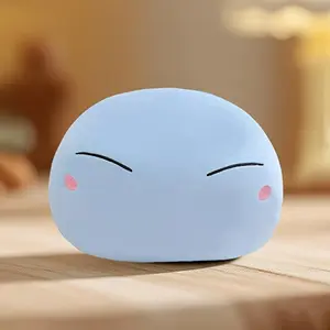 Blue Cute Expression Hug Pillow Plush Toy Pillows Cute Doll Round Plush Doll Car Decoration Ornaments Office Home Decoration Ornaments Valentine'S Day Thanksgiving Christmas Gift Surprise Gift Birthday Gift Party Gift