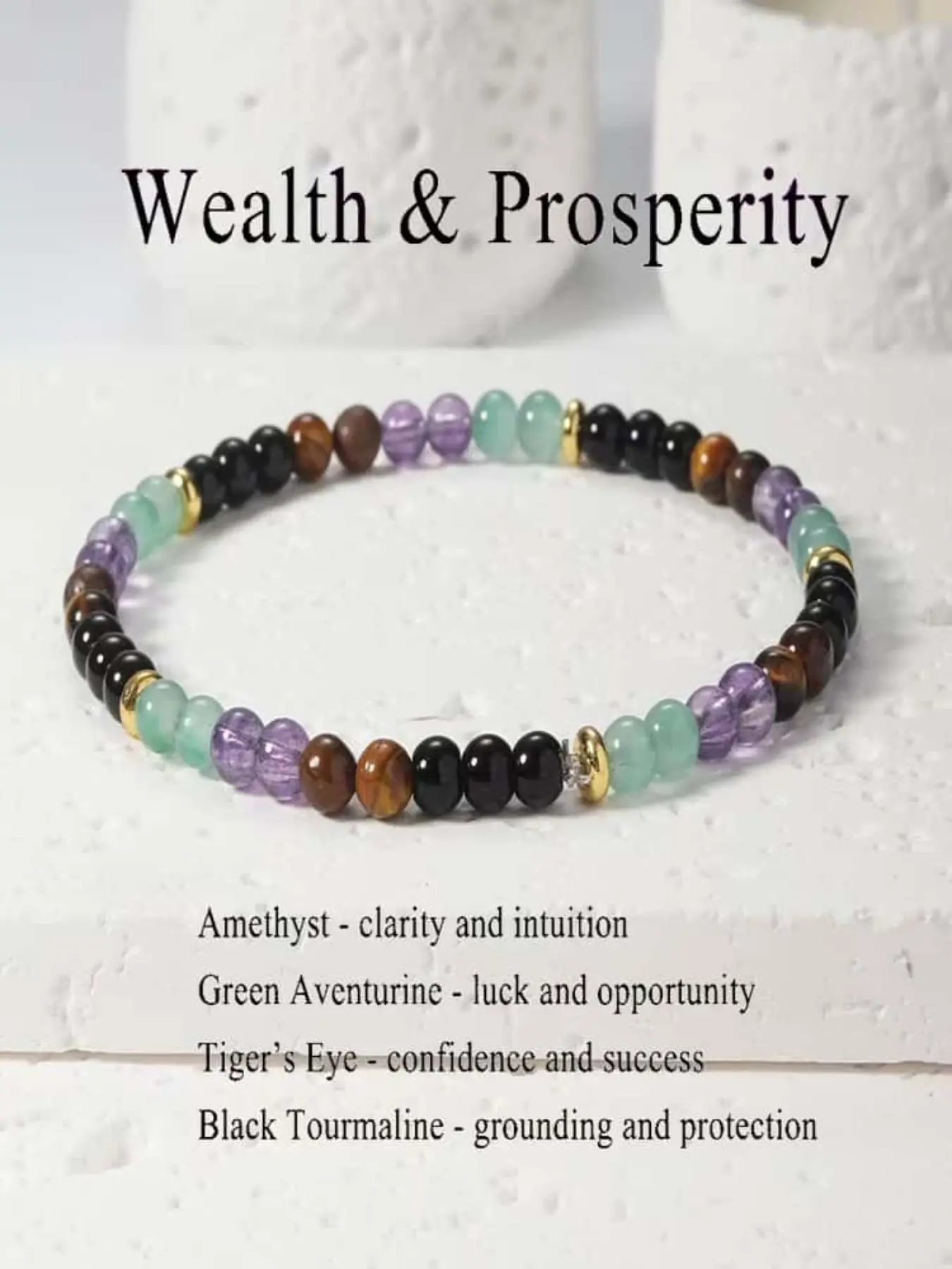 4mm Natural Crystal Bead Bracelet, Chakra Healing Jewelry, Unisex Pulse Balance Accessory, Essential Energy Regulator