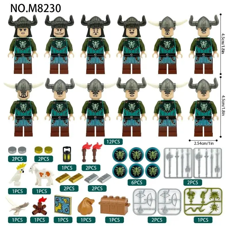 2026 Hot Cartoon Character Building Blocks Set - Mini Action Figures, Humanoid Dolls, Kids' Classic Novelty Toys for Birthday Gifts, Minifigures