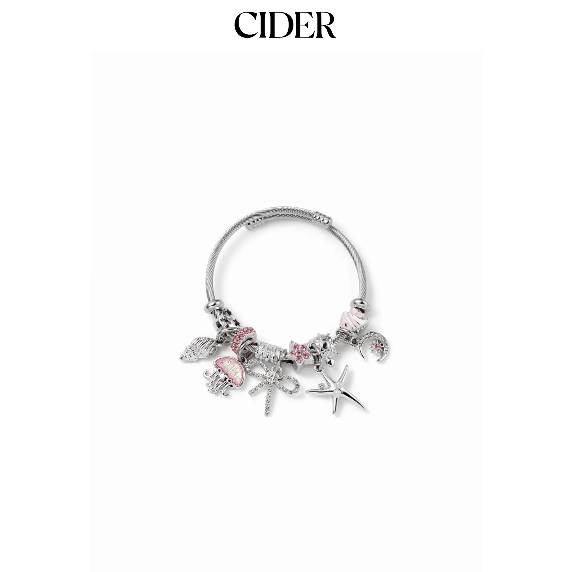 Cider BOWKNOT & SHELL & STARFISH BRACELET