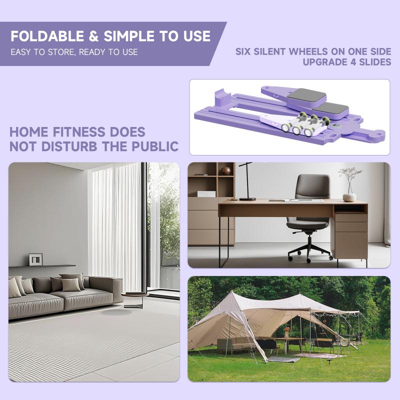 Multifunctional Yoga Trainer, Split Multifunctional Yoga Board Abdominal Board, Lightweight Foldable Home Fitness Equipment, Adjustable Resistance, Used to Enhance Core Strength and Build Muscles, Compact Design, Suitable for Gym Users