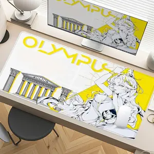 1pc Olympus Zeus Thunder God Mouse Pad Gaming Mouse Pad Mouse Pad for Desk with Non - Slip Rubber Base Computer Pad Perfect Gift for Home and Game Player