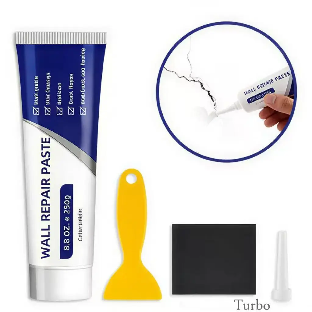 Drywall Repair Kit with Scraper, White Spackle Wall Hole Filler Paste, Plaster Crack & Dent Patch Repair