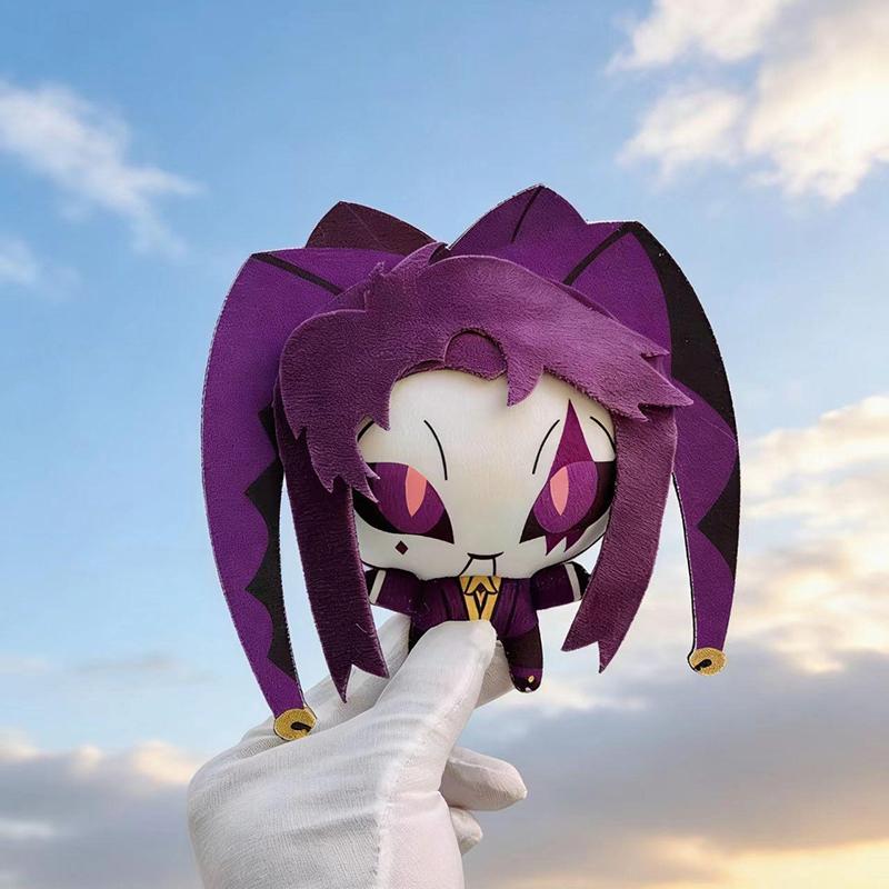 The Freak Circus Harlequin & Pierrot  Plush Set Cute Jester Stuffed Doll Horror Game Toy Gift for Fans Kids