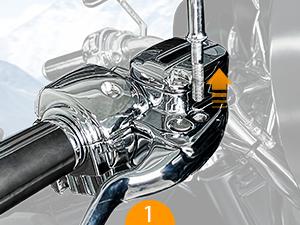 THE WELL KEPT Gloss Black Coffin Cut Handguards For Harley Sportster,Touring,Street Glide,Road King,Electra Glide 2007-2023 (Cable Clutch Style-Large)