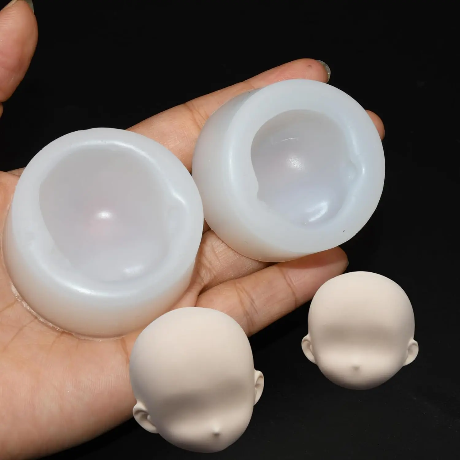 2 count Doll   Clay Mold  Doll   Clay Mold Miniature Polymer Clay Mould for BJD Doll DIY