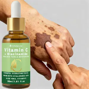 3-Day 30x Brightening Cream, Hyaluronic Acid Moisture Lotion, Niacinamide & Vitamin C, Smooth Skin, Even Tone, Face Body Care, Unisex, Travel Size, Gift Idea