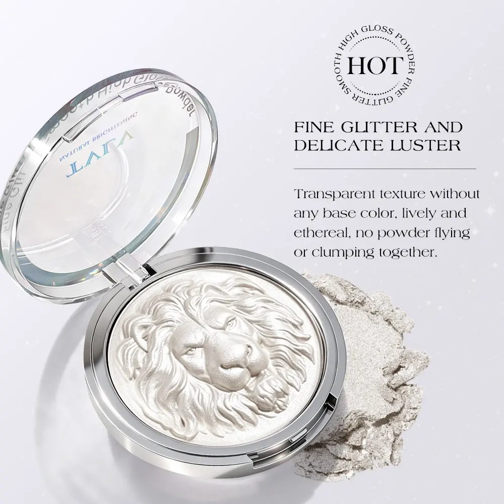 Professional Makeup Highlighter, Glow Seeker Highlighter, Powder Highlighter Makeup, Long-Lasting 12h Wear, All Day Illuminator, High Impact Glow, Perfect for Contouring and Brightening, Face Highlighter