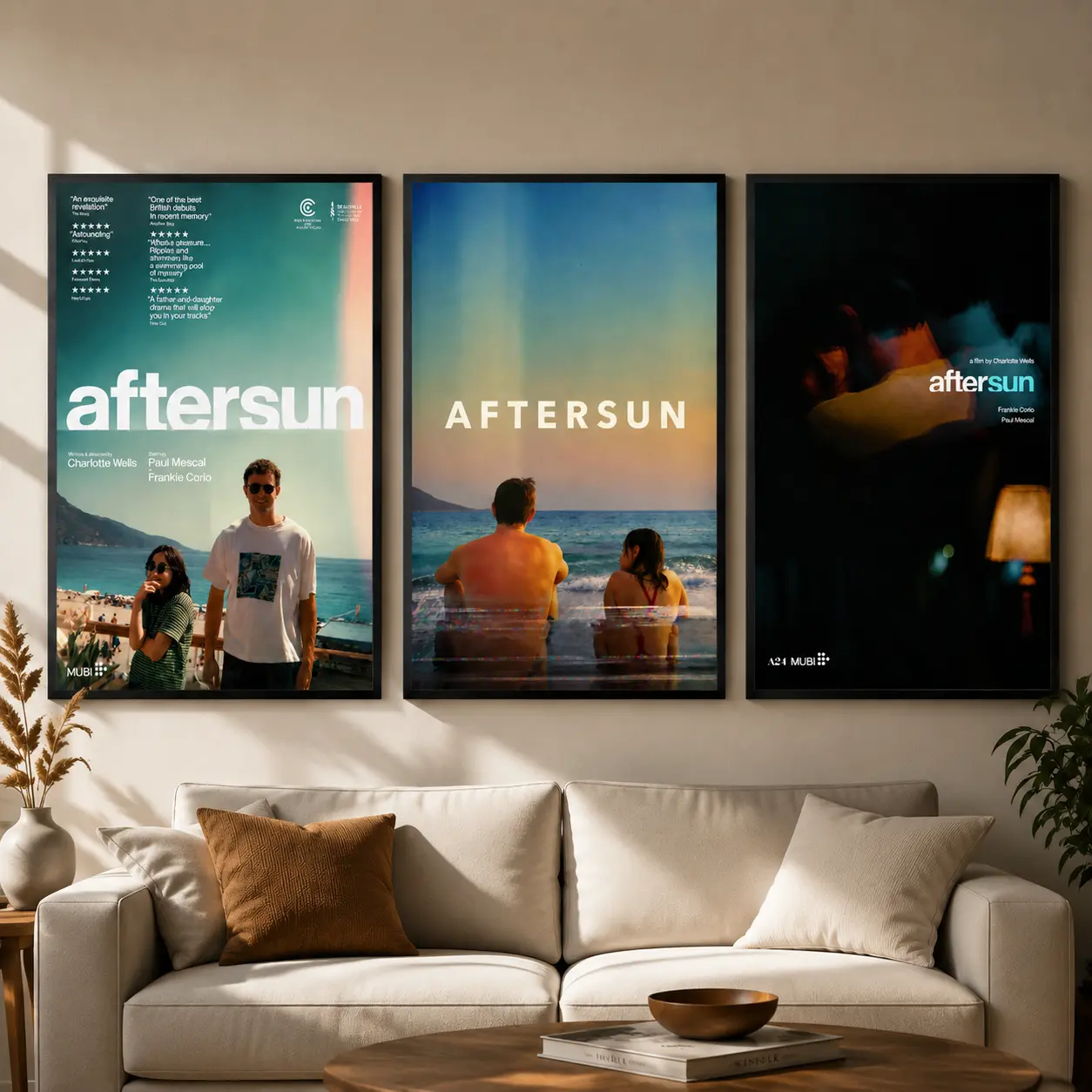 Vintage Cinematic Canvas Poster |   Minimalist Wall Art for Bedroom, Living Room & Apartment Decor