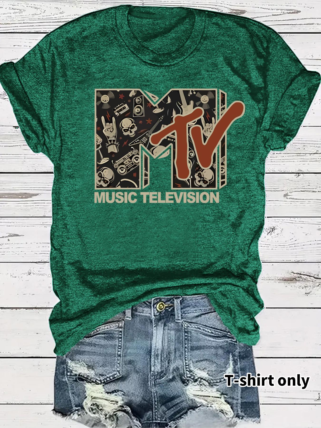 Women's Skeleton Print Round Neck Tee, Fashion Casual Short Sleeve T-shirt for Daily Wear, Ladies Summer Top, Womenswear, Casual Everyday Tops
