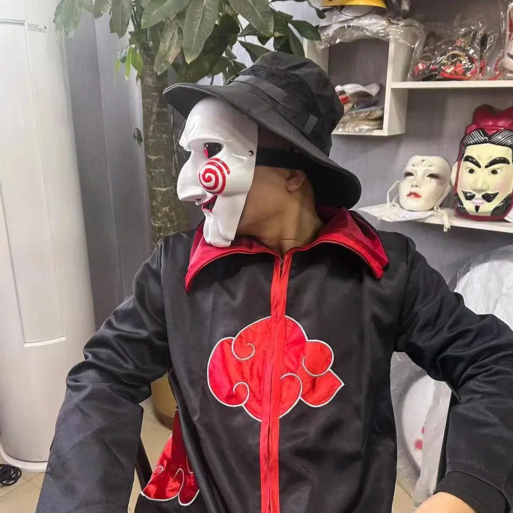 Collector's Edition Novelty Creepy Look Killer Puppet Resin Mask - Unisex Fashion Horror Movie Accessory for Adult Halloween, Cosplay Parties, Made of Resin-ABS & Polyester, 17.5 * Height 24.5 * Depth 8.5Mm