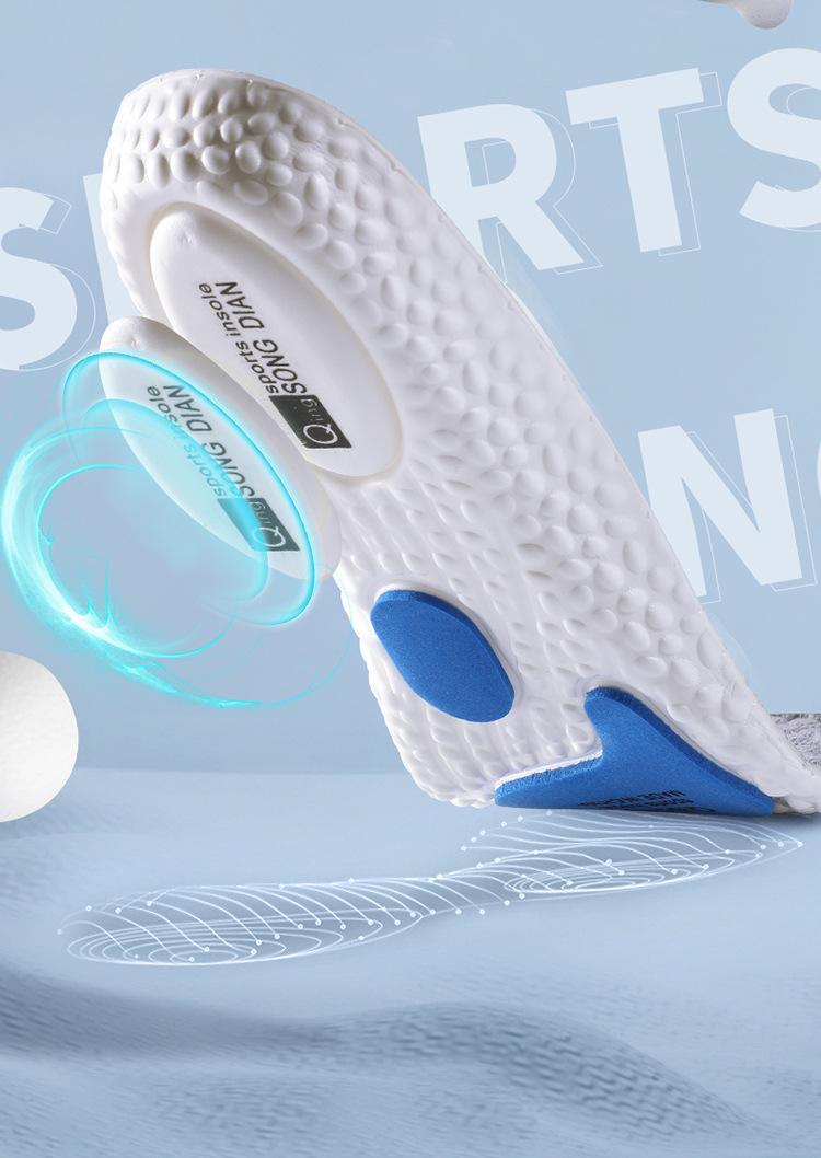 Popcorn EVA Sports Insoles |     High Elastic Shock Absorbing, Sweat-Wicking Deodorant