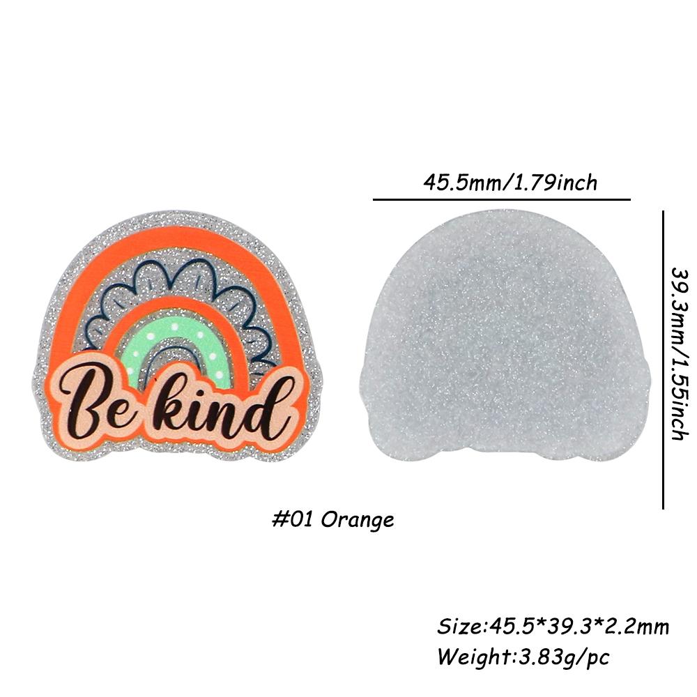 3 Piece Resin Acrylic Flat Back Charms, Multi-Color Heart Rainbow Wheelchair DIY Craft Supplies, Perfect for Badges, Phone Stands, Hair Clips