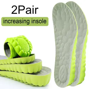 2 Pairs 4D Cloud Technology Insoles – Super Soft, Ultra Comfort Insoles for Men and Women, with Memory Foam Heel Lift and Foot Acupoint Massage
