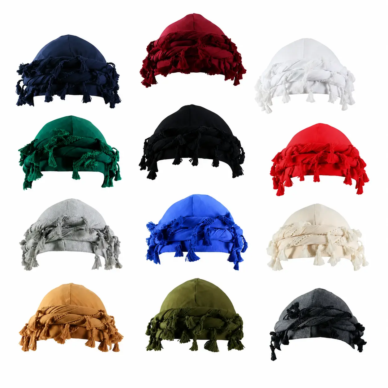 Silk Satin Lined Turban Cap for Men Women Adjustable Halo Head Wrap Twist Durag  with Elastic Pre-Tie Beanie Comfort and Style for Machine Washable Versatile Design SpringStatements Rope Brim  Turquoise