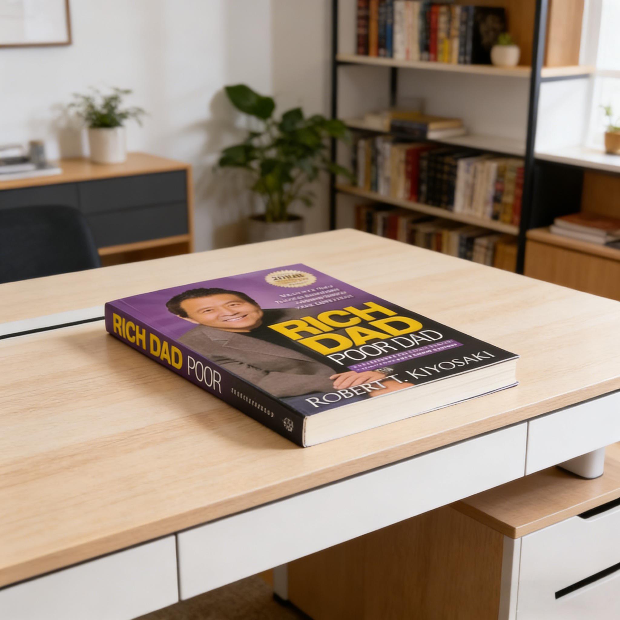 Rich Dad Poor Dad by Robert T. Kiyosaki 20th Anniversary Edition –  Personal Finance & Investing Guide, What the Rich Teach Their Kids About Money That the Poor and Middle Class Do Not