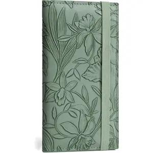 Zreal Checkbook Cover for Women & Men, Premium PU Leather Check Book Cover for Personal Checkbook, Top & Side Tear Duplicate Checks with RFID Blocking (Green)