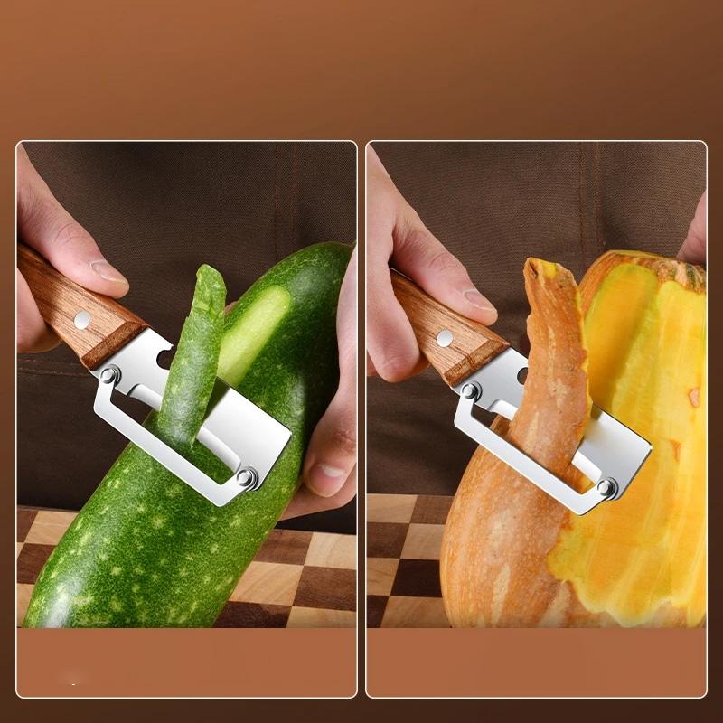 Versatile Multi Functional Stainless Steel Vegetable Fruit Peeler for Kitchen Quick and Easy Sugarcane Pineapple Peeling Efficient Tool for All Fruits and Vegetables,UU Versatile Multi Functional Stainless Steel Vegetable Fruit Peeler for Kitchen Quick and Easy Sugarcane Pineapple Peeling Efficient Tool for All Fruits and Vegetables,UU