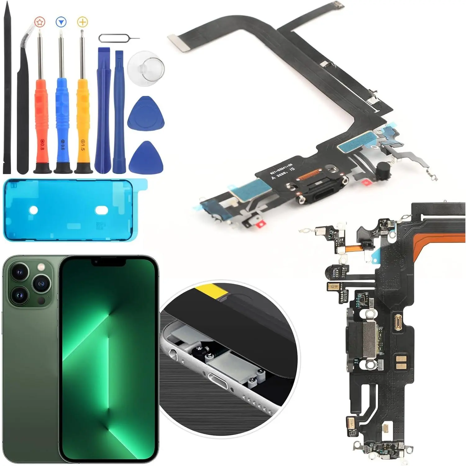Dock Connector for  13 Pro Max  Port Flex   for  13 Pro Max USB Charger Dock Board Connector with Tools