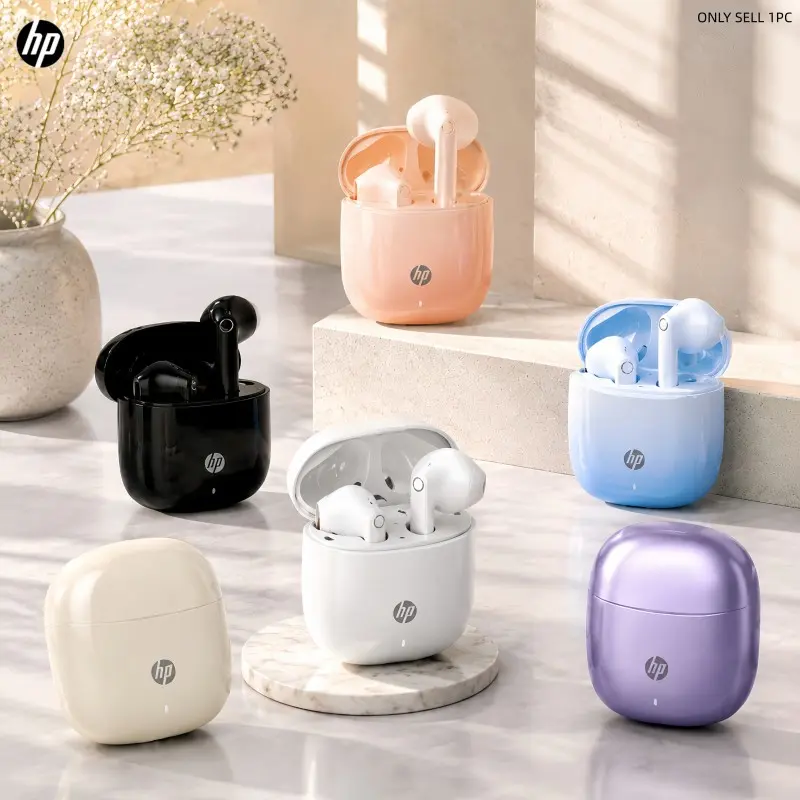 Hp New Wireless Bluetooth-compatible Earbuds 6.0, 75 Hours Battery Life, High-Quality Sound, Stable Connection, Ideal for Daily Use, Gifts for Kids and Friends